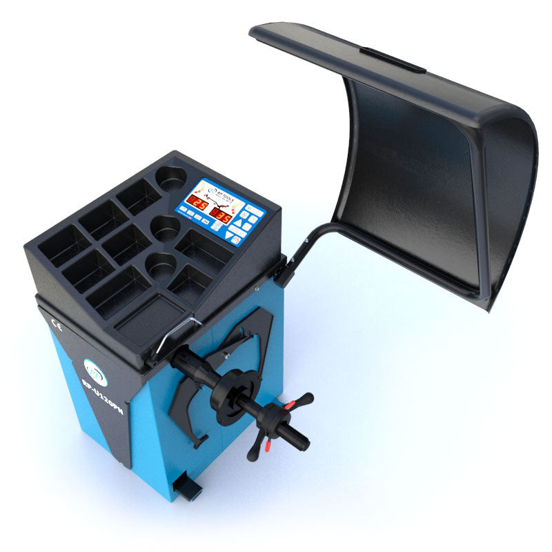 REIFEN-WUCHTMASCHINE VOLLAUTOMATISCH 230 V, 10-32 ZOLL MIT LED-DISPLAY - RP-U120PN