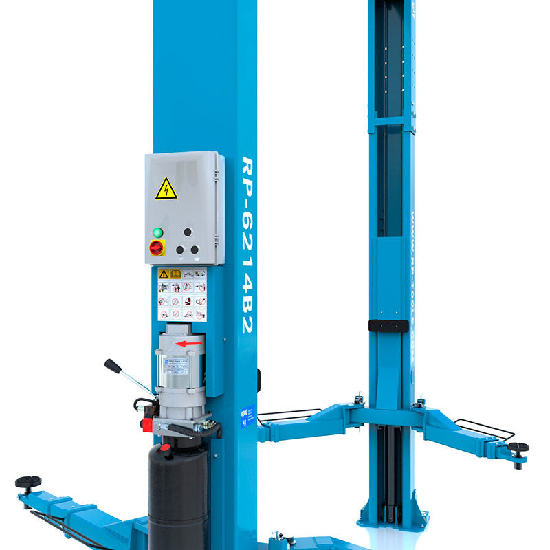 2-SÄULEN-HEBEBÜHNE HYDRAULISCH OV 3,2 T, 400 V, H: 4,00 M (VERSTELLBAR) RP-6213B2