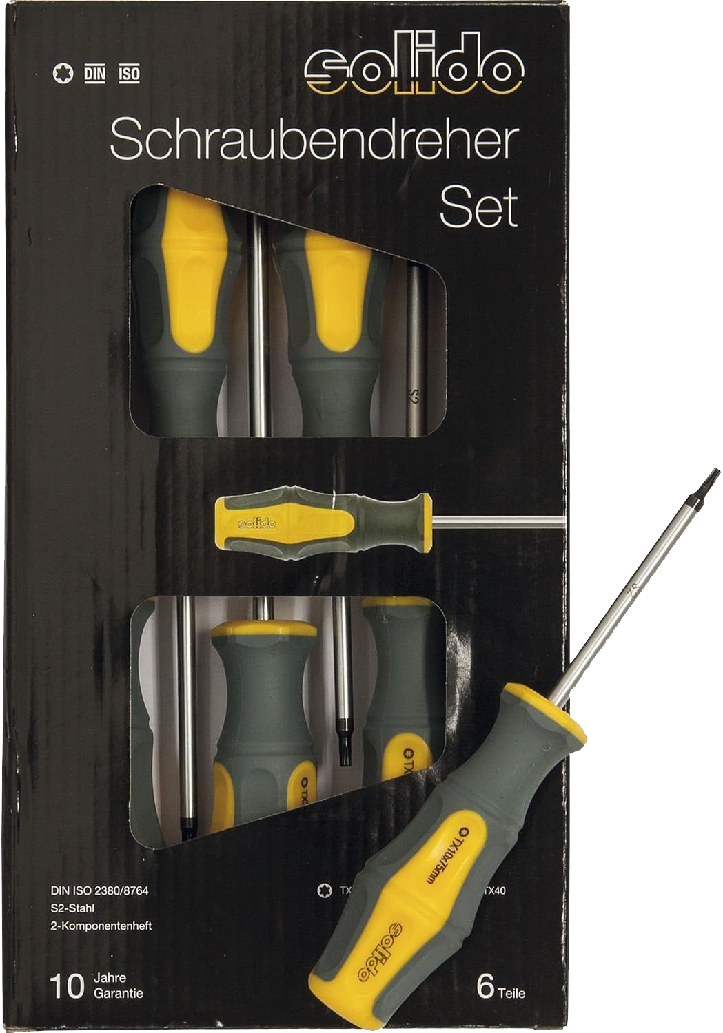 SOLIDO Schraubendreher-Satz Torx® 6-teiligc