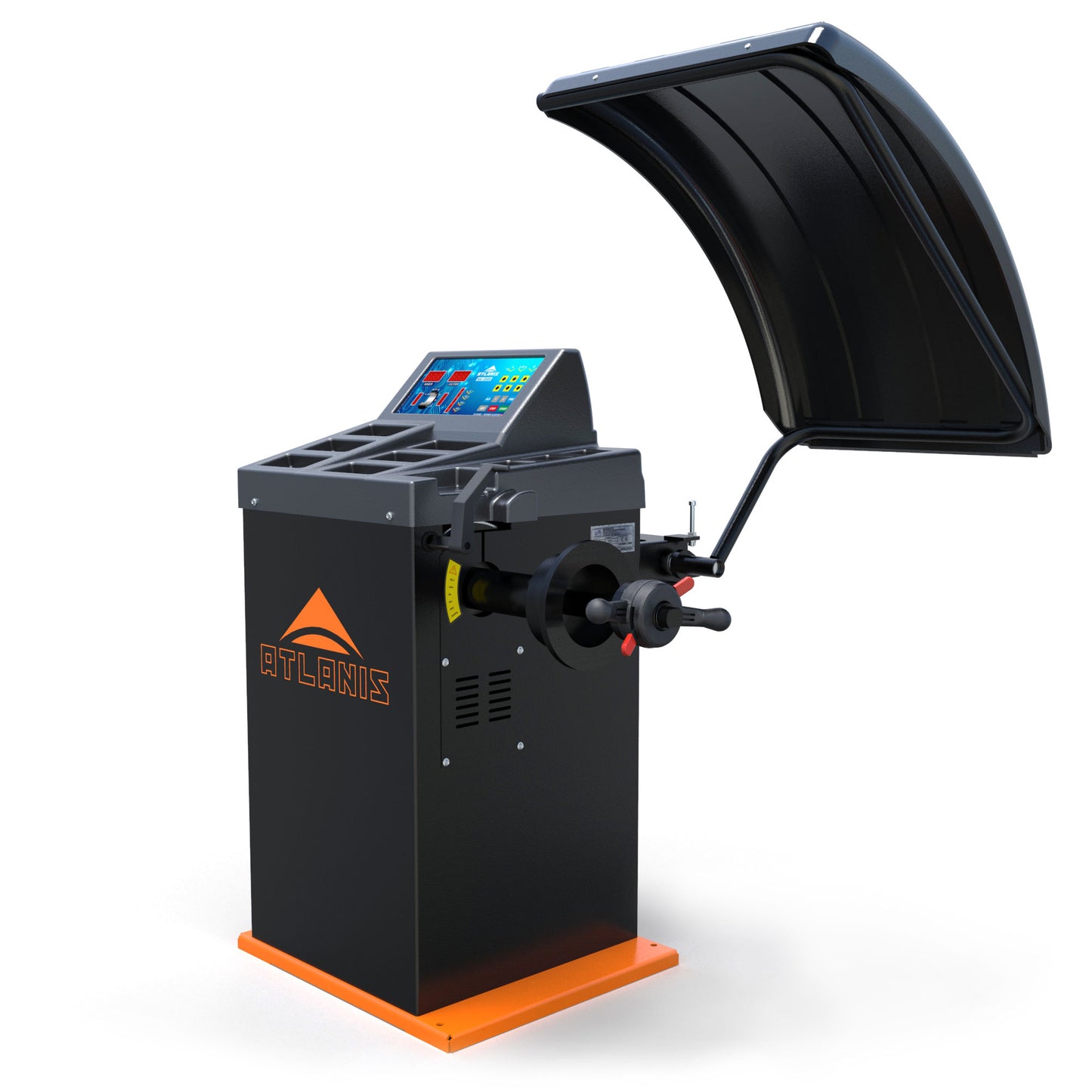 AUSWUCHTMASCHINE REIFEN HALBAUT. 230V, 10 - 24" MIT LED-DISPLAY - A-HA-2000-230V-V03